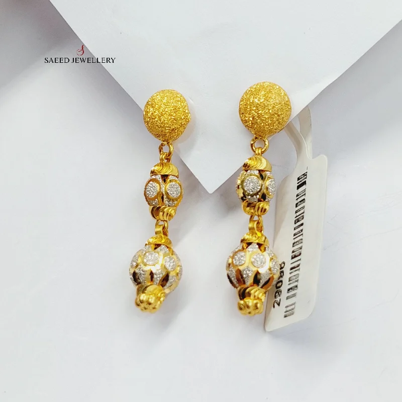 Simple Drop Gemstone Earrings-Balls Earrings