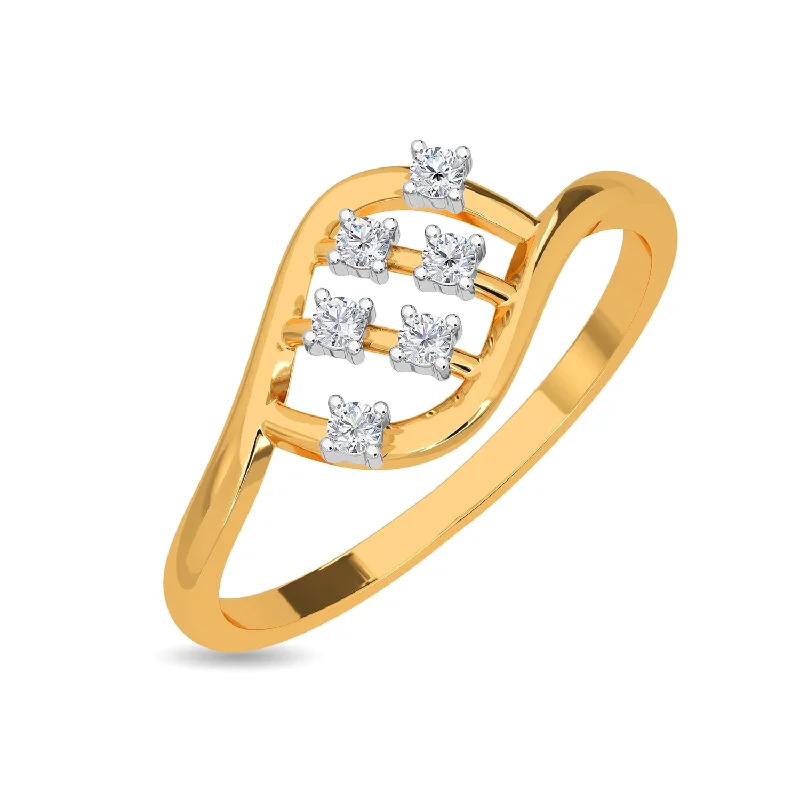 Vintage Gold Engagement Rings-Nidhi Ring