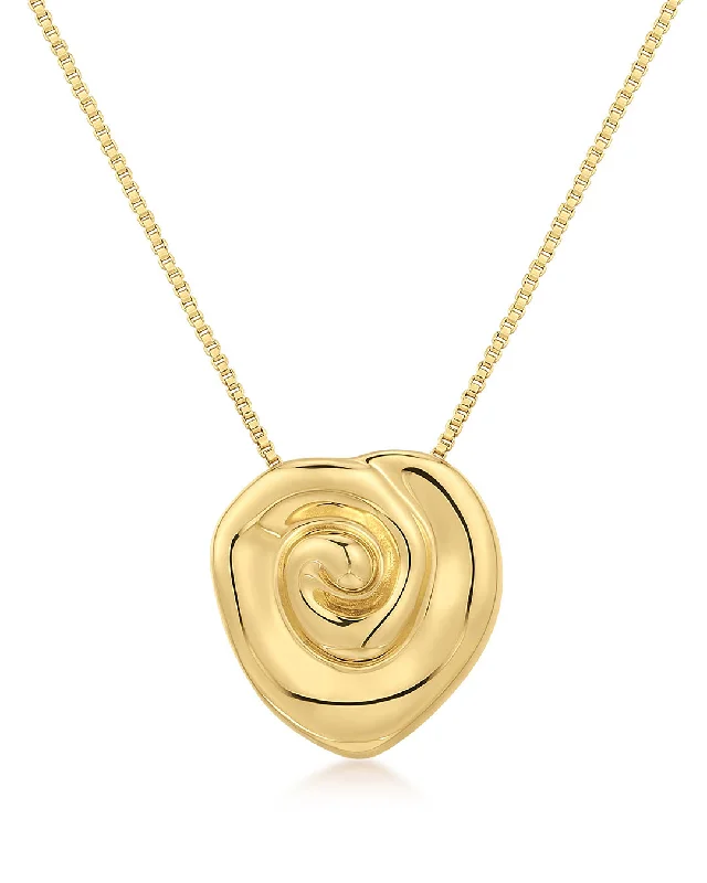 Luxury Gemstone Necklaces-The Coquille Pendant Necklace