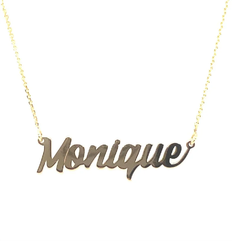 18K Gold Necklaces-14K Yellow Gold ‘Monique’ Necklace