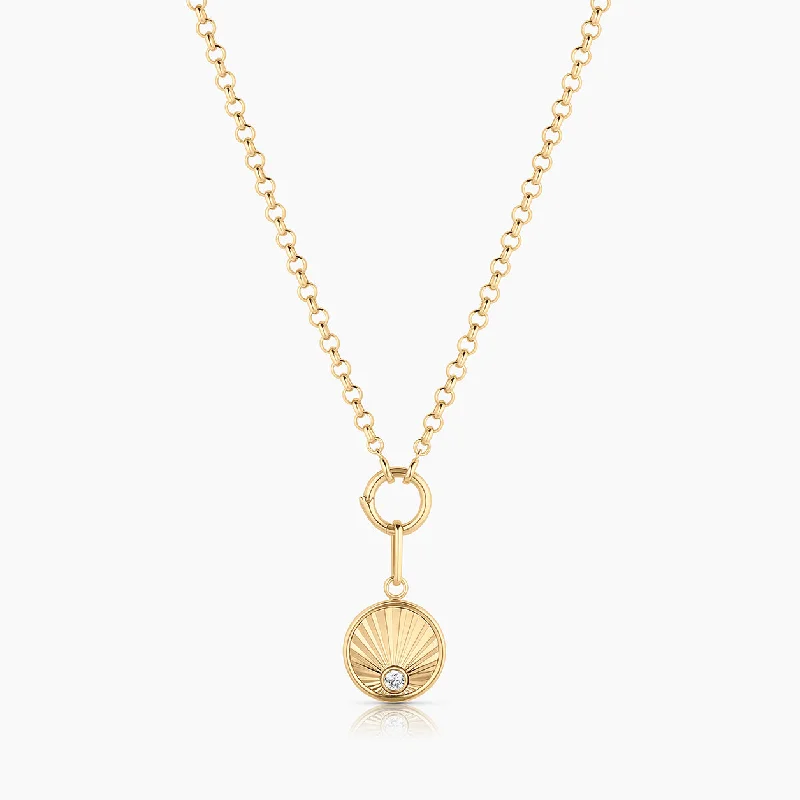 Trendy Fashion Necklaces-Birth Of Venus Rolo Necklace