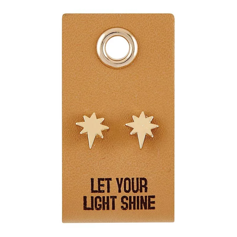 Artistic Pearl Earrings-Let Your Light Shine-Star Earrings