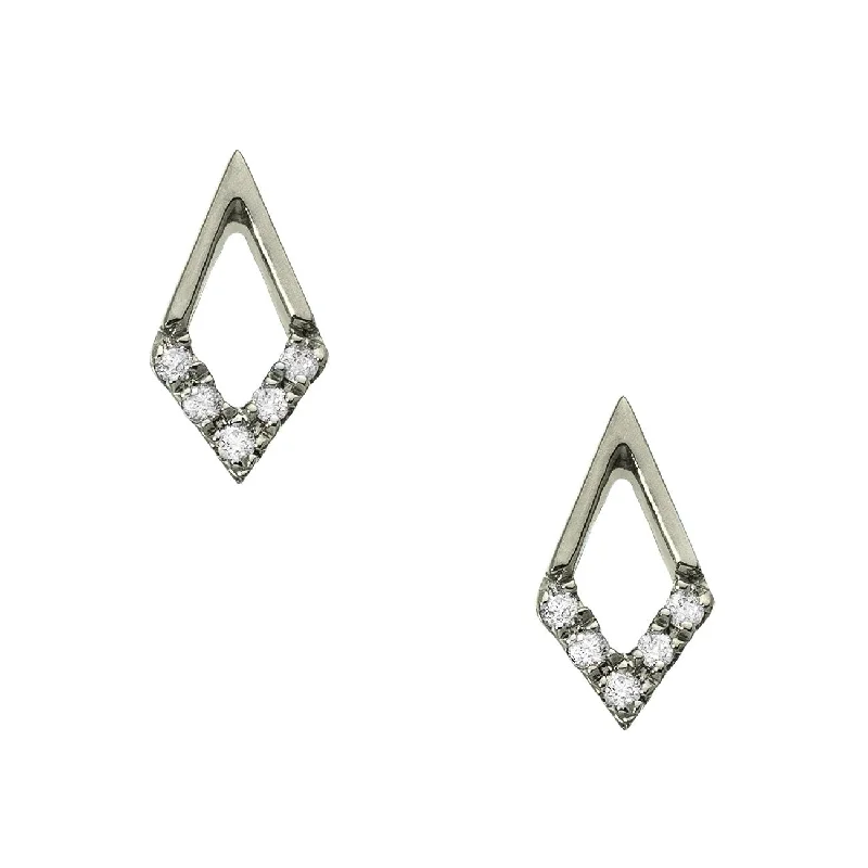 Luxury Pearl Earrings for Women-Tori Mini Studs Silver