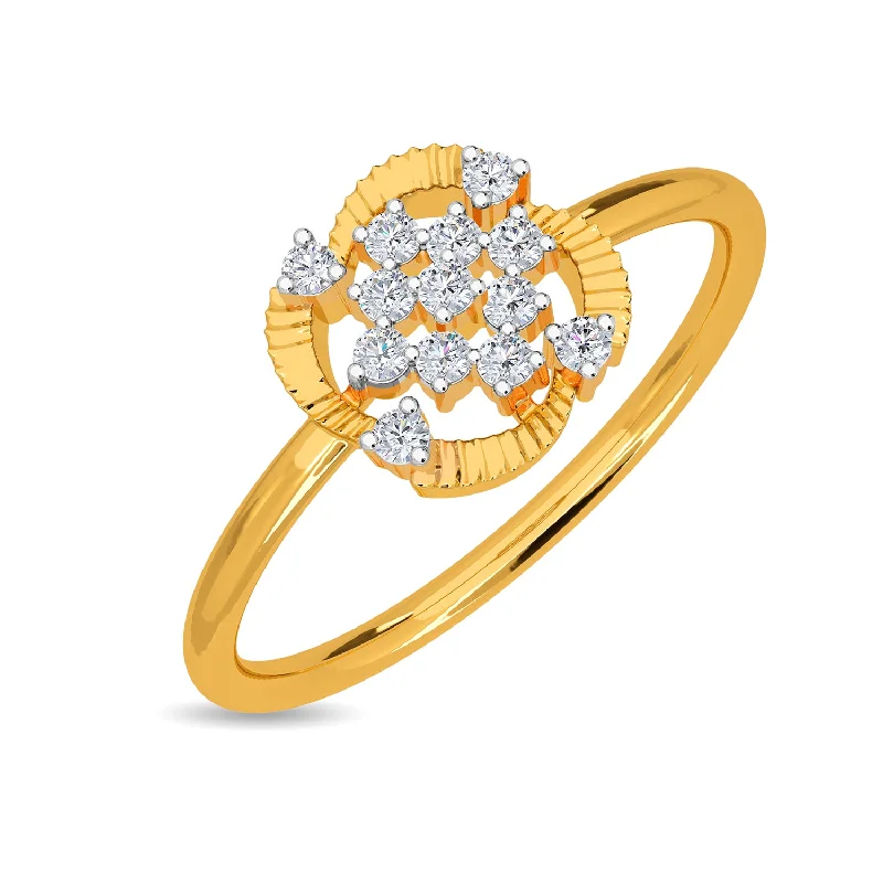 Two-Tone Engagement Rings-Weronika Ring