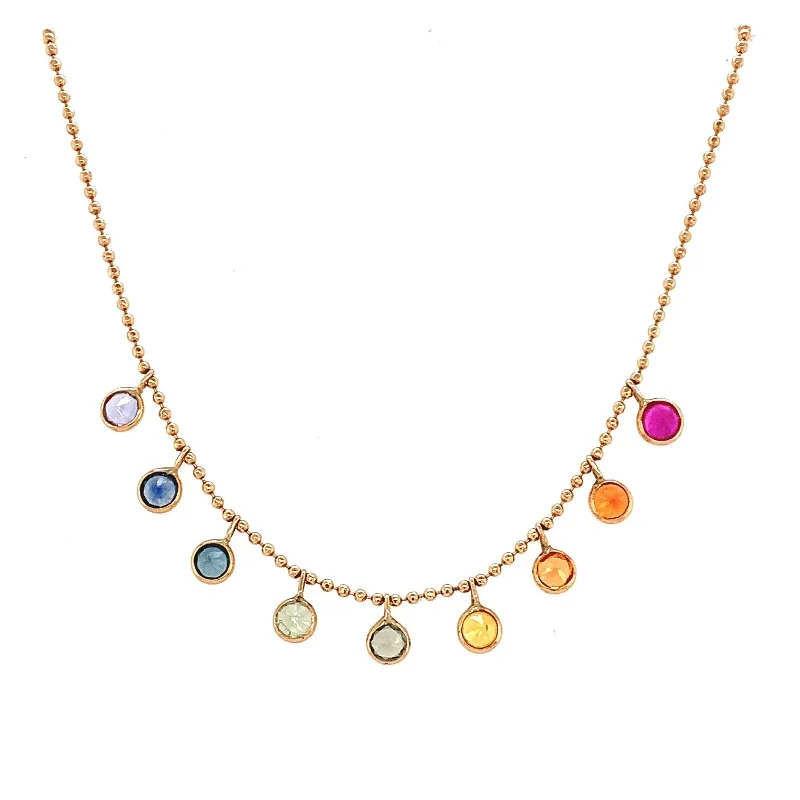 Sun Necklaces-Rainbow 'Cleo' Necklace