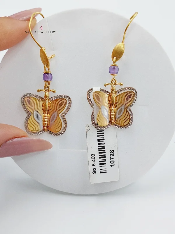 Designer Drop Earrings for Women-Butterfly Earrings