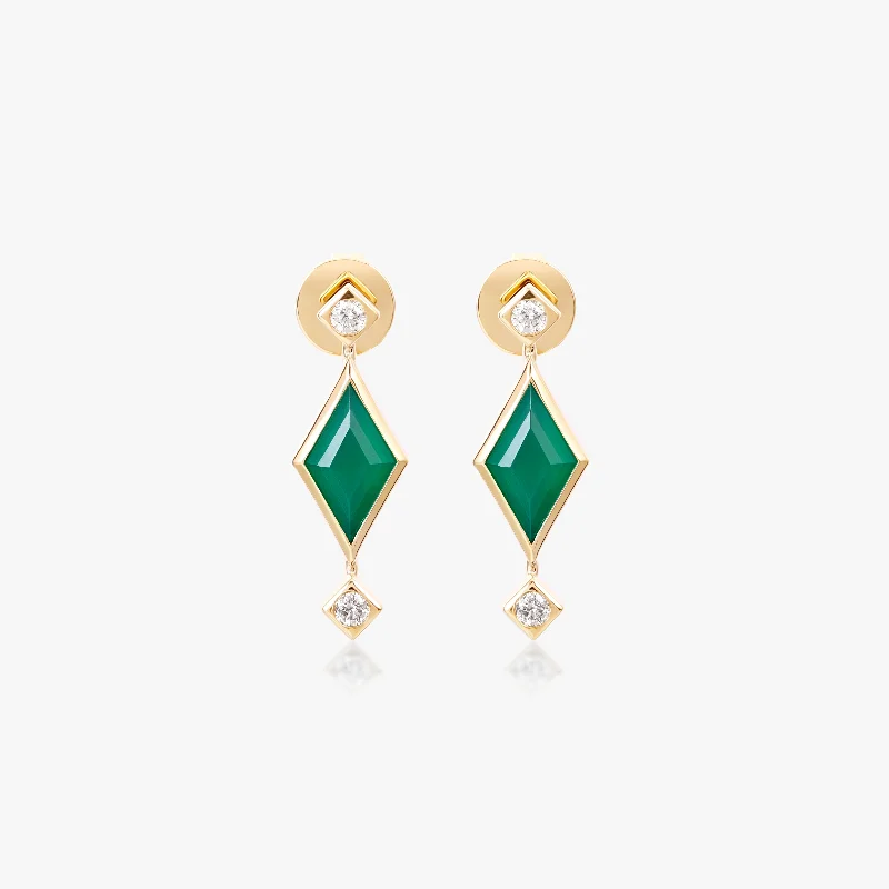 Simple Crystal Earrings-Khudra stud earrings