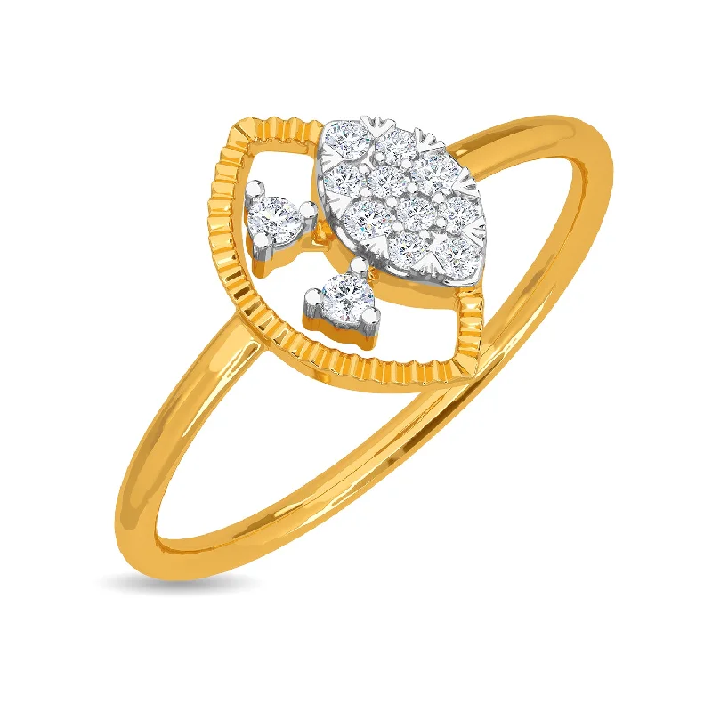 Fashion Diamond Engagement Rings-Elaine Ring