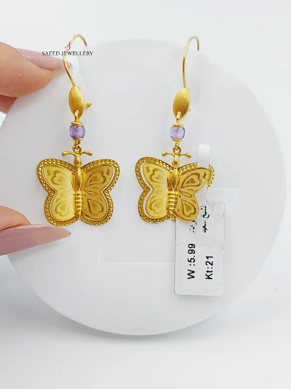 Handmade Drop Earrings for Women-Butterfly Earrings