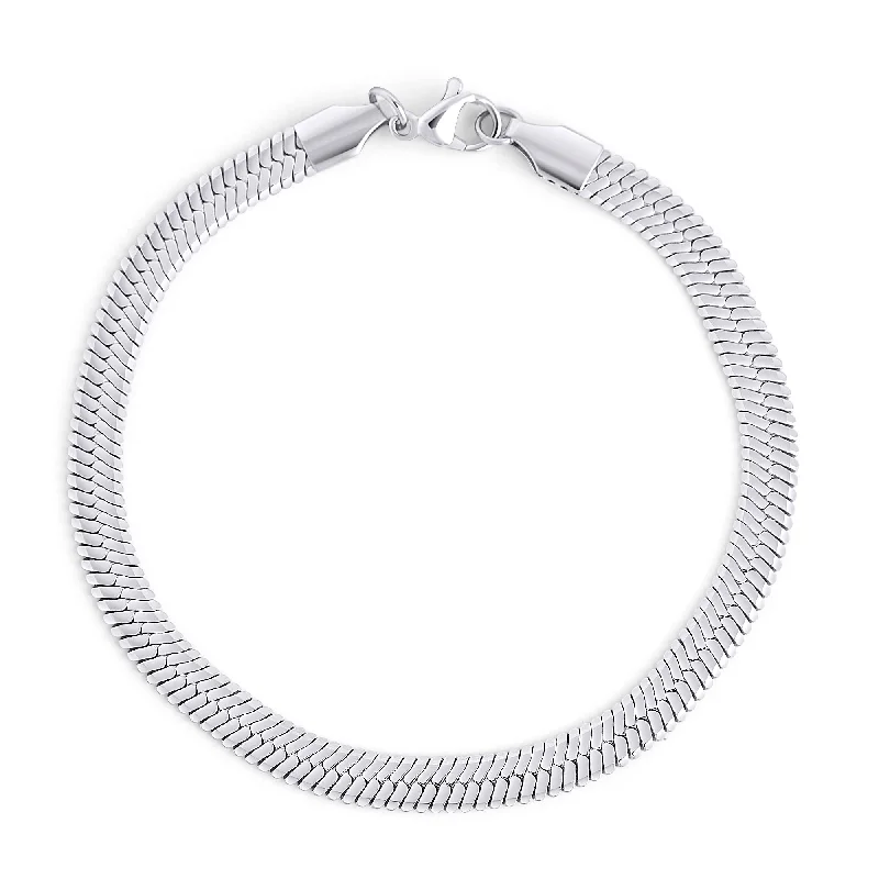 Simple Silver Bracelets for Men-Carly II Bracelet