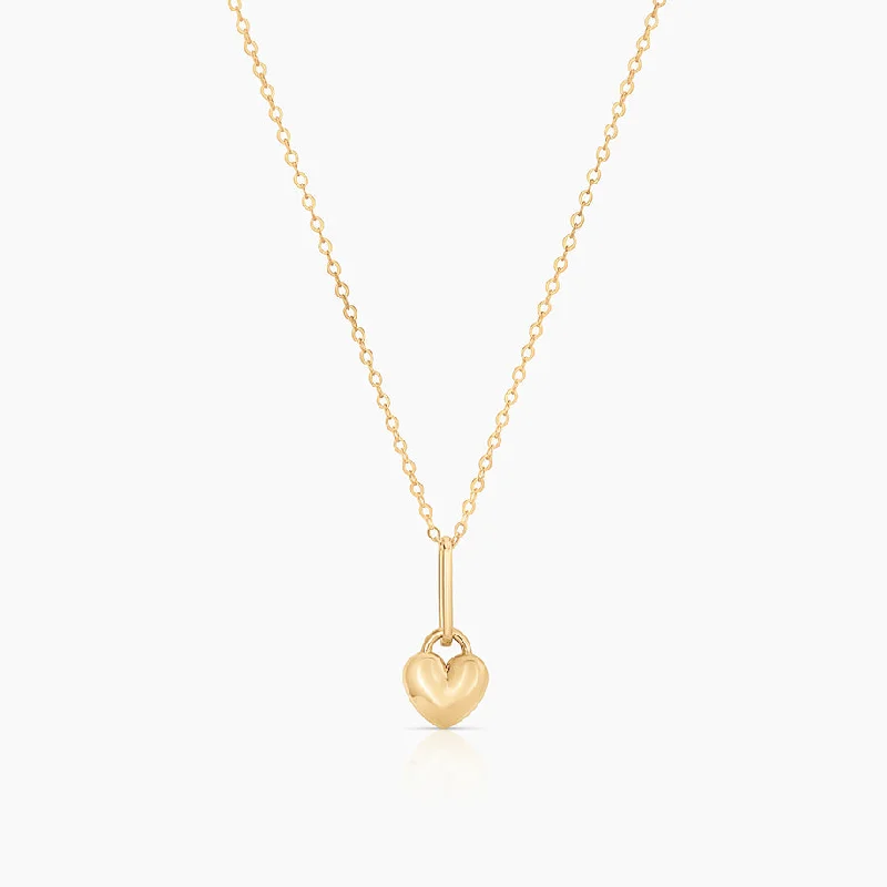 Luxury Diamond Necklaces-14k Fine Adoring Heart Necklace