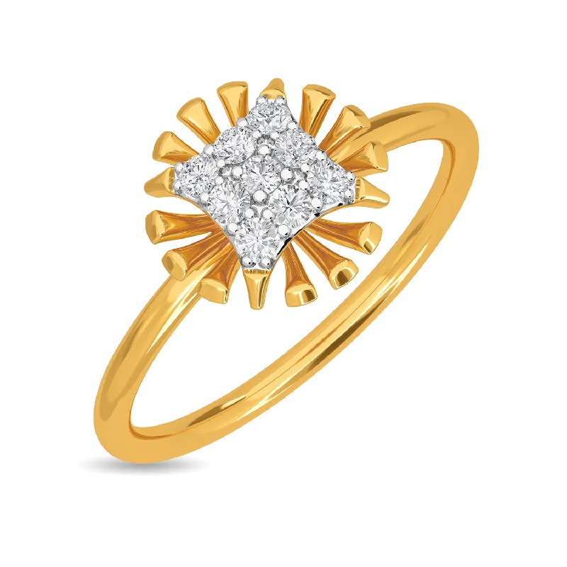 Vintage Promise Rings for Women-Charmaine Ring