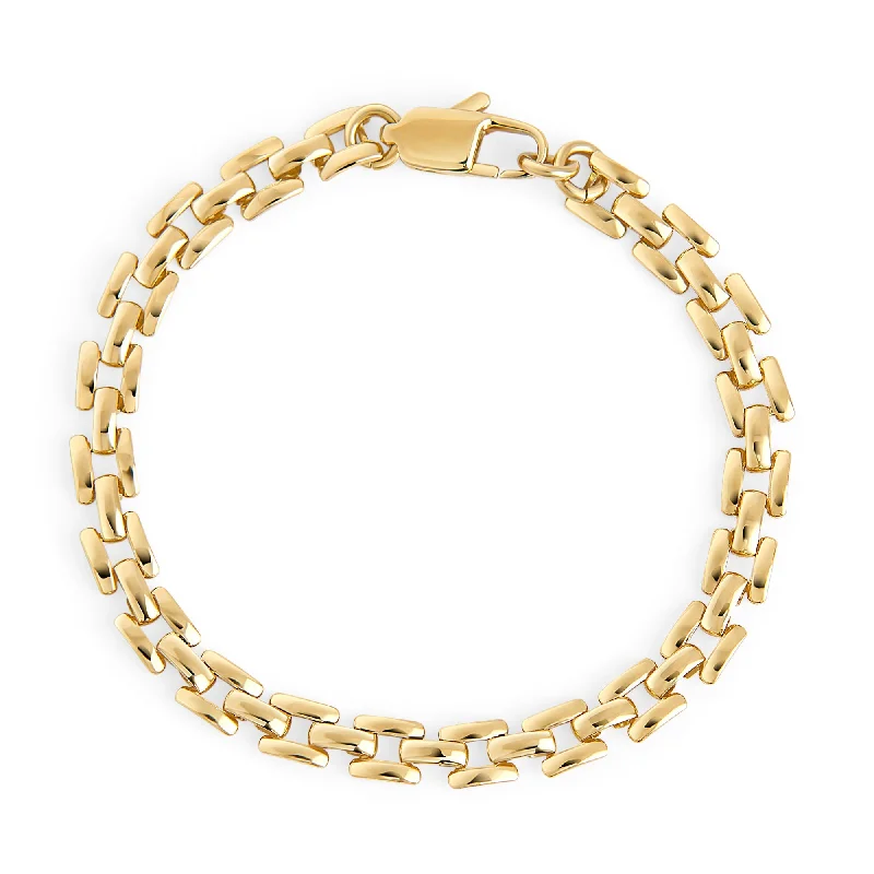 Simple Gold Bracelets for Women-Silvia II Bracelet