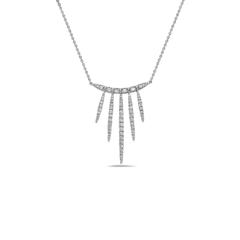 Sun Necklaces-Diamond Fireworks Necklace