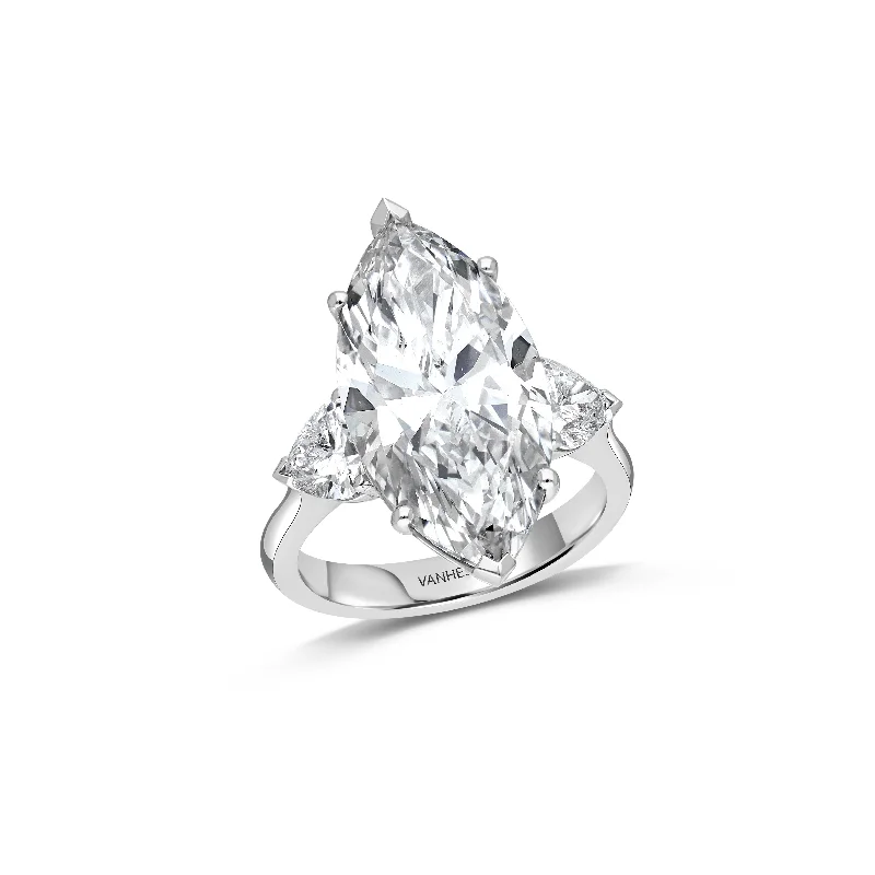 Women’s Custom Engagement Ring Sets-Marquise Ring (7.58 Carat)