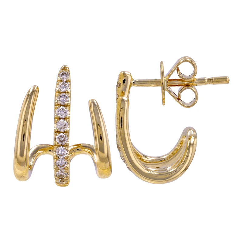 Modern Hoop Earrings for Women-The Blaine Cage Earrings