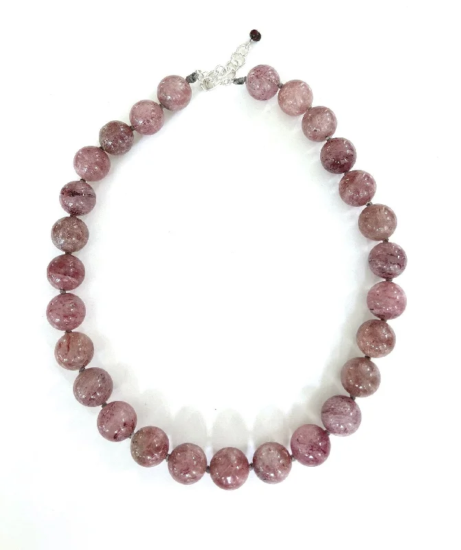 Romantic Necklaces-ANN LIGHTFOOT - SUNSTONE RAS DU COU NECKLACE