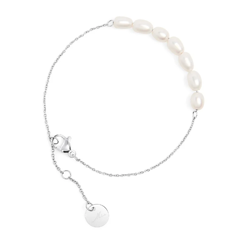 Beaded Bracelets for Teens-Adrienne Pearl Bracelet