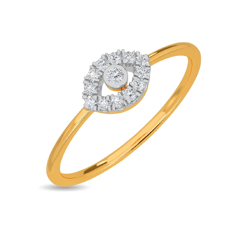 Vintage Engagement Rings with Colored Diamonds-Quiana Ring