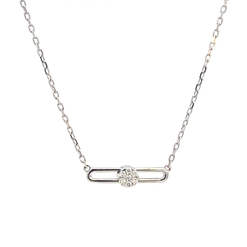 Custom Diamond Necklaces-Hulchi Belluni 'Tresore' Solo Diamond Slider Necklace (20297)