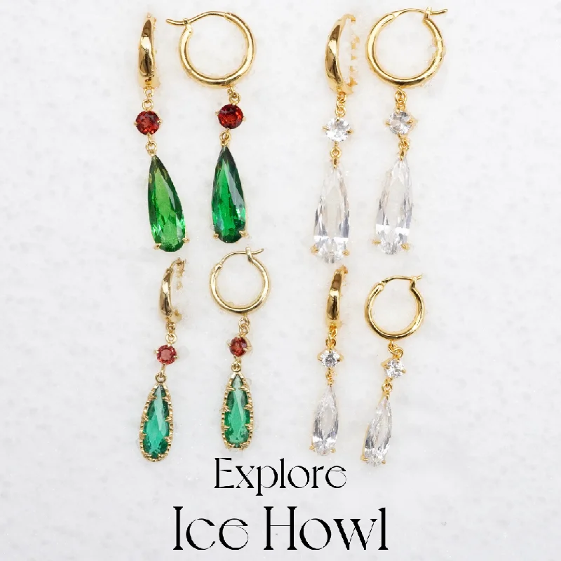 Large Hoop Earrings for Women-https://www.vivamacity.com/products/ice-howl-earrings?variant=44606564466877