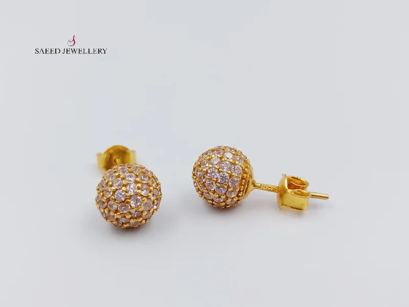 Luxury Gold Drop Earrings-Screw Earrings