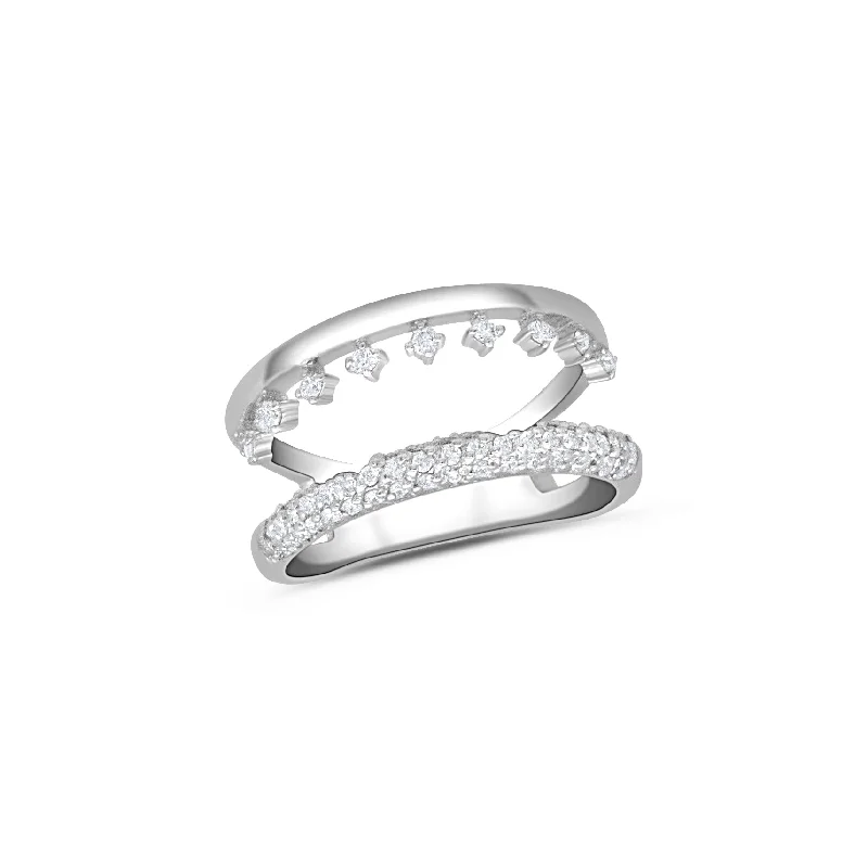 Custom Ring Sets for Women-Diamond Ring  (4.64-ct.-tw.) - 03861