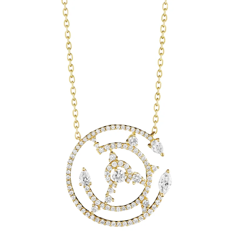 Affordable Gold Necklaces-Penny Preville Constellation Pendant Necklace