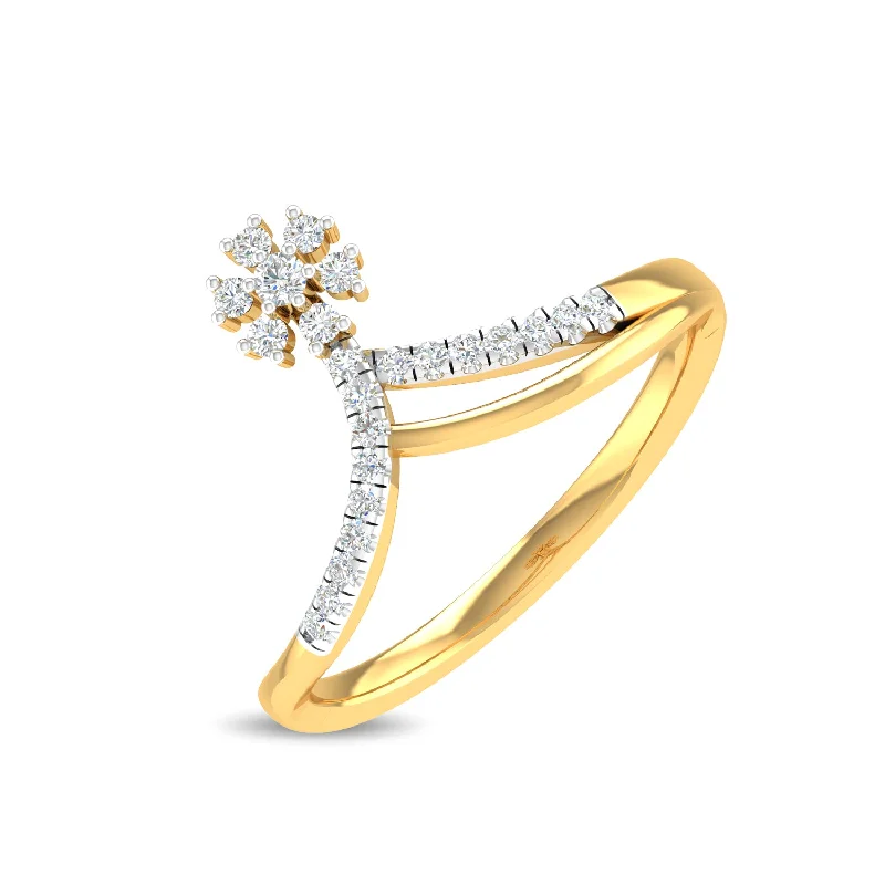 Designer Diamond Engagement Rings-Vlorence Ring