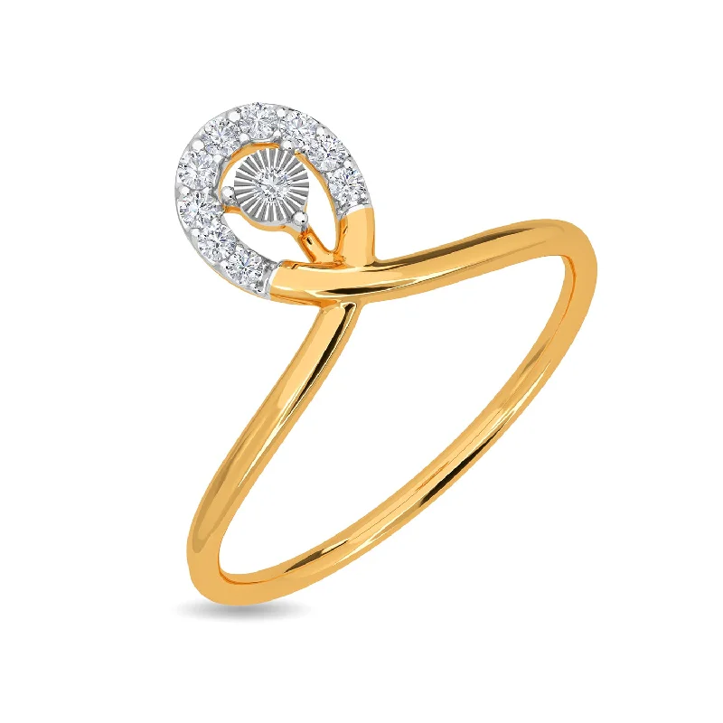 Customizable Promise Wedding Ring Sets-Yutika Ring