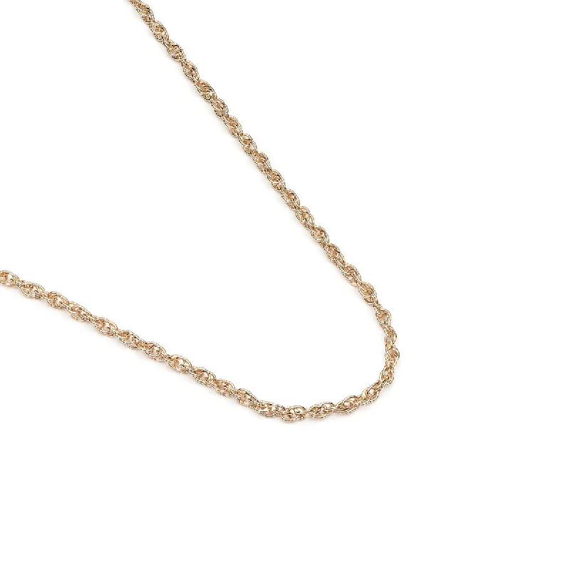 Designer Necklaces-Gold Plated 24 inch Fancy Chain Necklace